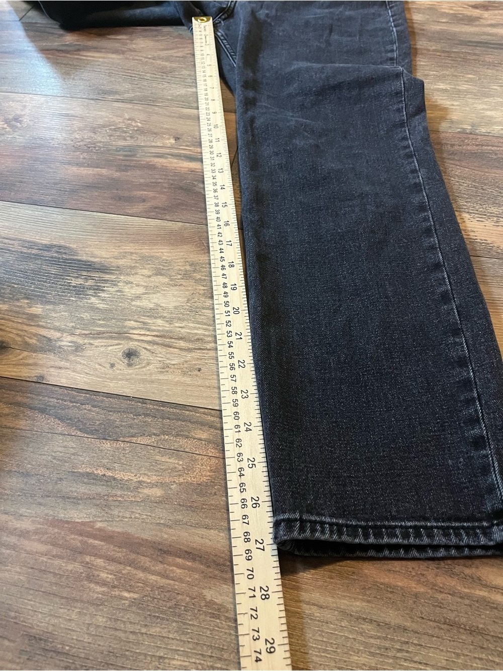 Abercrombie & Fitch Ankle Straight Ultra High Rise Black Jeans Womens 28 - Picture 5 of 6